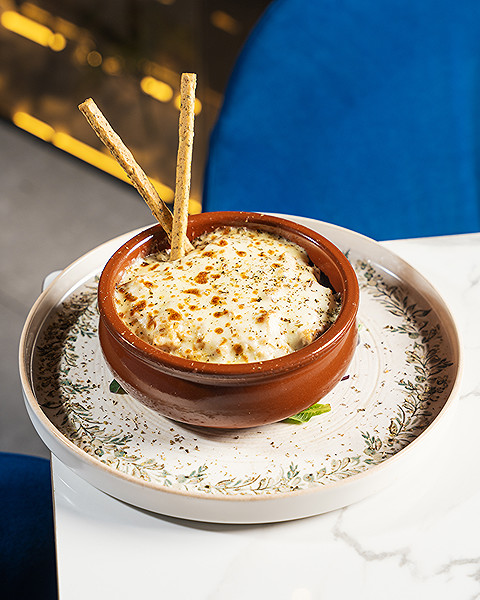 Freekeh with cream